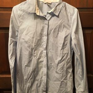 Fitted button down top, size 12